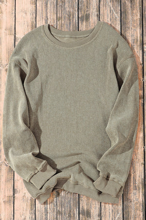 Corded Tunic Sweatshirt - 6 colors