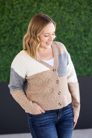 Colorblock Cozy Cardigan by Michelle Mae