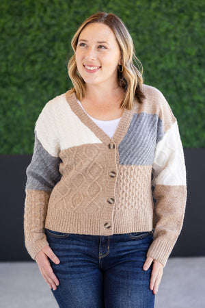 Colorblock Cozy Cardigan by Michelle Mae