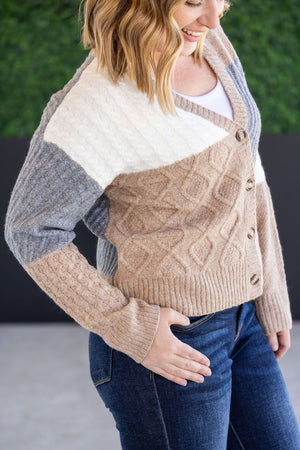 Colorblock Cozy Cardigan by Michelle Mae