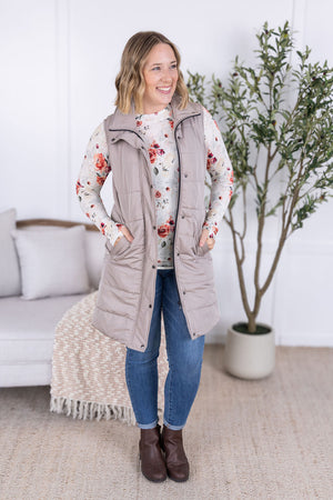 Blair Long Sleeve Top - Pink Bloom by Michelle Mae