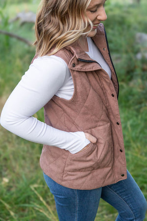 Corduroy Vest - Chestnut by Michelle Mae