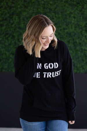 Corrine Embroidered Hoodie - In God We Trust by Michelle Mae