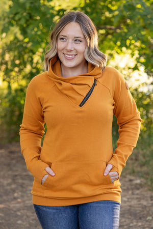 Classic Zoey ZipCowl Sweatshirt - Camel by Michelle Mae