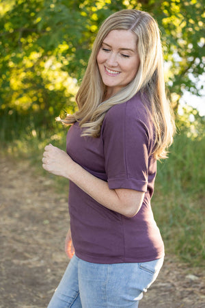 Selene Relaxed Top - Amethyst by Michelle Mae