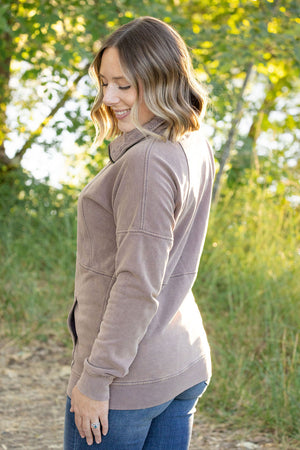 Vintage Wash FullZip - Mocha by Michelle Mae