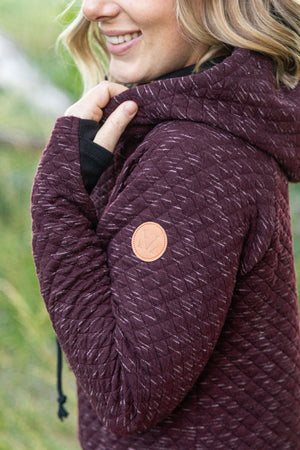 Sawyer SingleHood - Quilted Burgundy by Michelle Mae