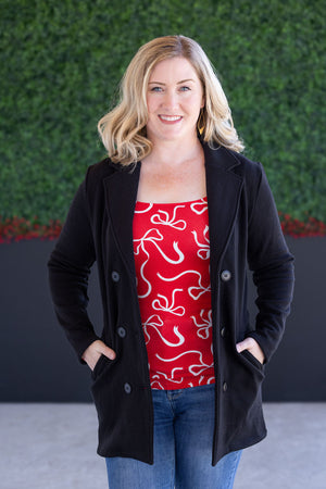 Scarlett Sweater Jacket - Black by Michelle Mae