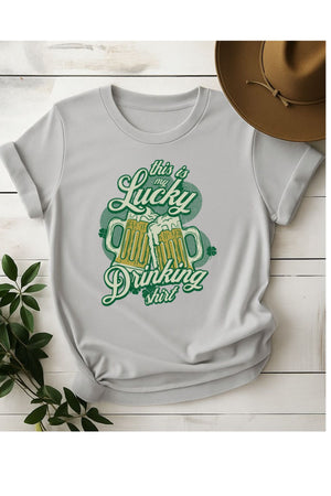 Lucky Drinking Shirt Graphic Tee