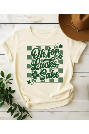 Oh For Lucks Sake Graphic Tee