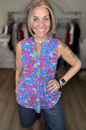 Wisteria Lane Sleeveless Top by Dear Scarlett