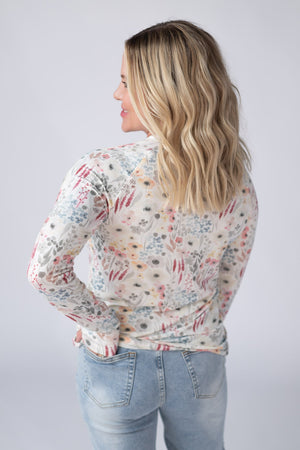 Blair Long Sleeve Top - Wildflower Gardens by Michelle Mae