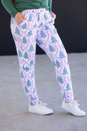 Classic Joggers - Candy Cane Lane by Michelle Mae