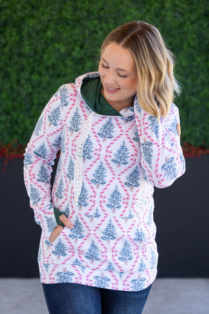 Hailey Pullover Hoodie - Candy Cane Lane by Michelle Mae