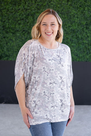Darcy Dolman - Vintage Grey Floral by Michelle Mae