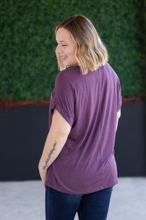 Sierra Pocket Top - Plum by Michelle Mae