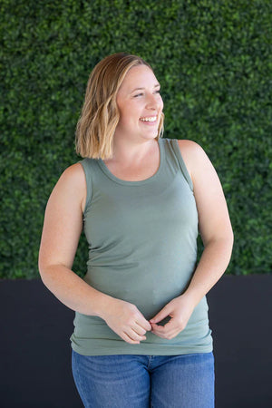 Ava Tank - Sage by Michelle Mae