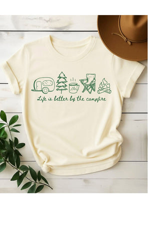 Life Is Better Camping Graphic Tee