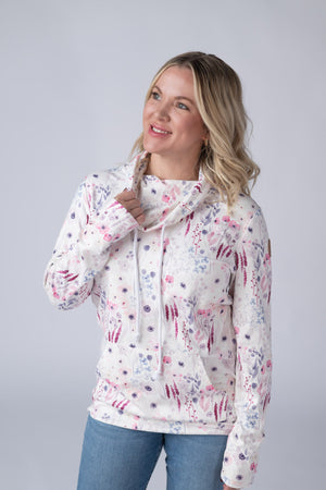 Soft Funnel Neck - Wildflower Gardens by Michelle Mae