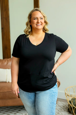 Olivia Tee - Black by Michelle Mae