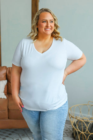 Olivia Tee - White by Michelle Mae