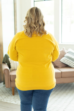 Classic Zoey ZipCowl Sweatshirt - Mustard by Michelle Mae