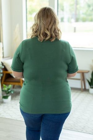 Sophie Pocket Tee - Green by Michelle Mae