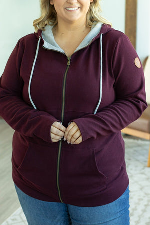 Classic FullZip - Burgundy by Michelle Mae