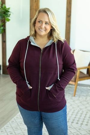 Classic FullZip - Burgundy by Michelle Mae