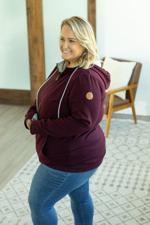 Classic FullZip - Burgundy by Michelle Mae