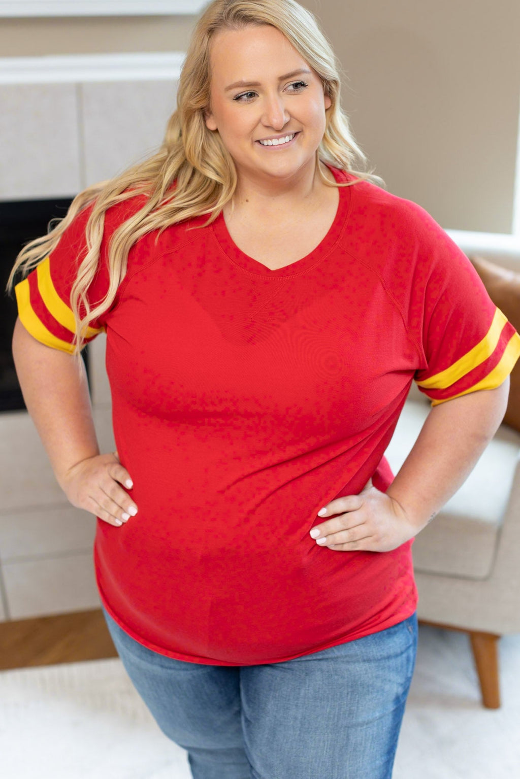 Kylie Tee - Kansas City Red and Yellow by Michelle Mae