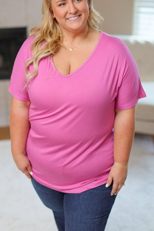 Chloe Cozy Tee - Magenta by Michelle Mae