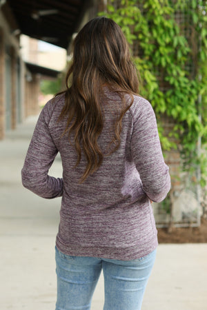 Hannah Pocket Pullover - Purple by Michelle Mae