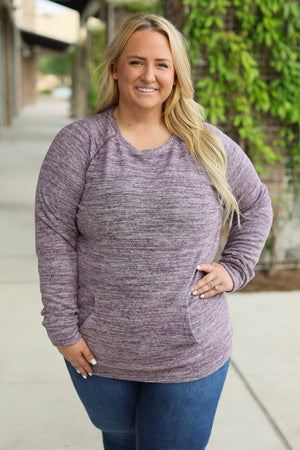 Hannah Pocket Pullover - Purple by Michelle Mae