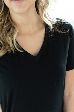 Olivia Tee - Black by Michelle Mae