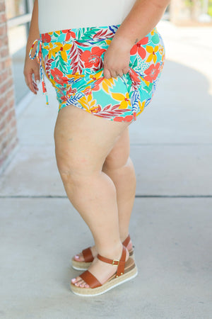 Sienna Skort - Tropical Floral Mix by Michelle Mae