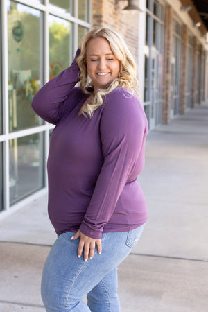 Larissa Long Sleeve - Purple by Michelle Mae