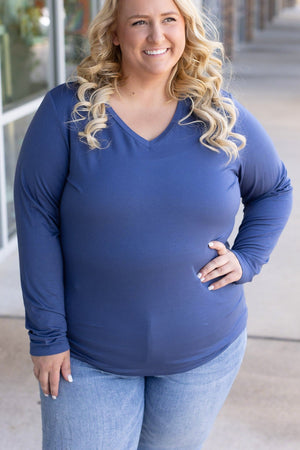 Larissa Long Sleeve - Blue by Michelle Mae