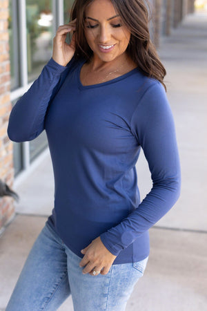 Larissa Long Sleeve - Blue by Michelle Mae