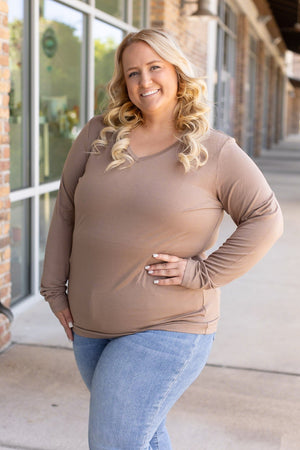 Larissa Long Sleeve - Mocha by Michelle Mae