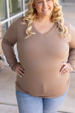 Larissa Long Sleeve - Mocha by Michelle Mae