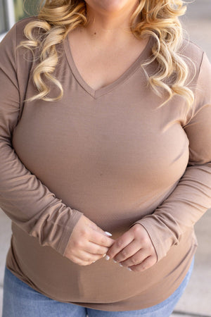 Larissa Long Sleeve - Mocha by Michelle Mae