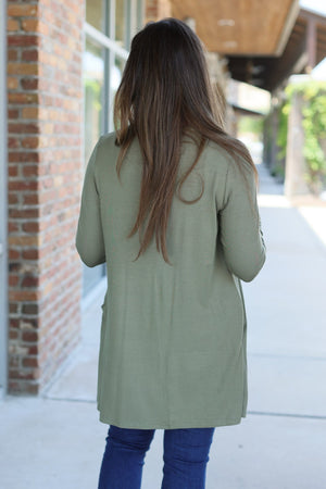 Classic Cardigan - Olive by Michelle Mae