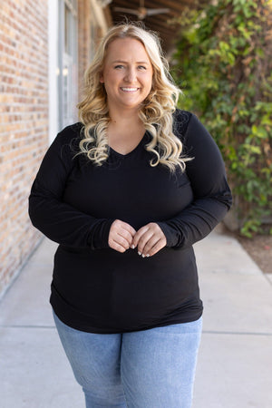 Larissa Long Sleeve - Black by Michelle Mae