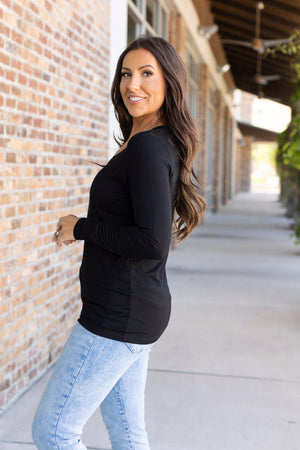 Larissa Long Sleeve - Black by Michelle Mae