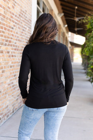 Larissa Long Sleeve - Black by Michelle Mae