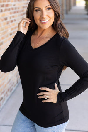 Larissa Long Sleeve - Black by Michelle Mae