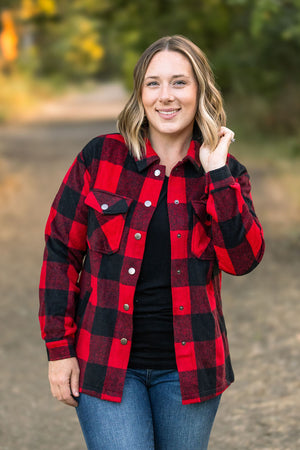 Norah Plaid Shacket - Buffalo Plaid by Michelle Mae