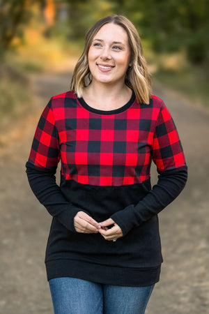 Natalie Pullover - Buffalo Plaid by Michelle Mae