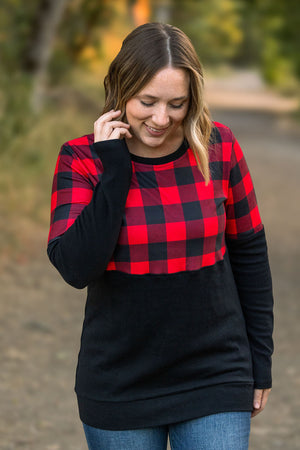 Natalie Pullover - Buffalo Plaid by Michelle Mae